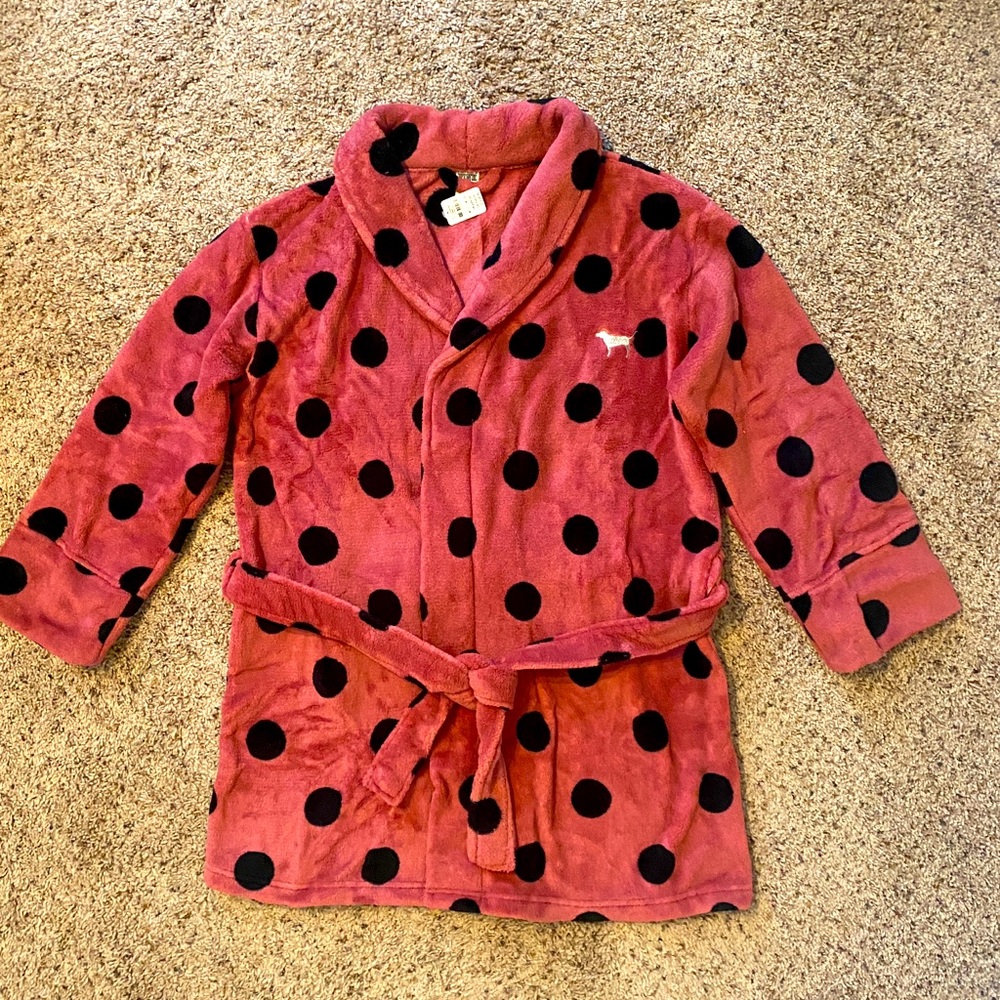 PINK robe medium plush soft